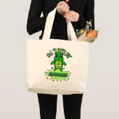 Schattige Schildpad Grappige Quote Turtley Schatti Grote Tote Bag (Voorkant (product))