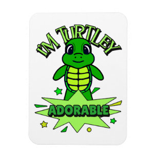 Schattige Schildpad Grappige Quote Turtley Schatti Magneet