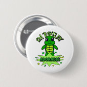 Schattige Schildpad Grappige Quote Turtley Schatti Ronde Button 5,7 Cm (Voorkant /achterkant)