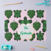 Schattige Schildpad Laat Naadloos Patroon, Tropisc Tissuepapier (Craft)