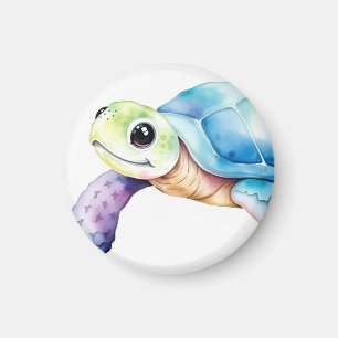 Schattige Schildpad Magneet