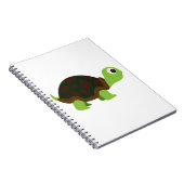 schattige schildpad notitieboek (Rechterzijde)