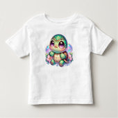 Schattige schildpad peuter T-shirt (Voorkant)
