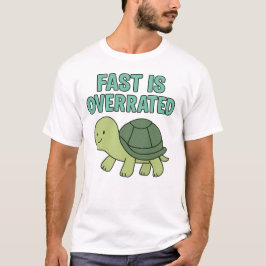 Schattige Schildpad “Snel Is Overschat” T-shirt