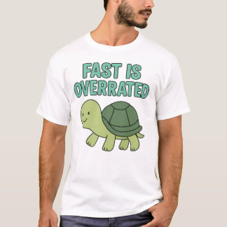 Schattige Schildpad “Snel Is Overschat” T-shirt