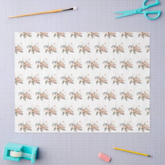 Schattige Schildpad Tissuepapier (Craft)