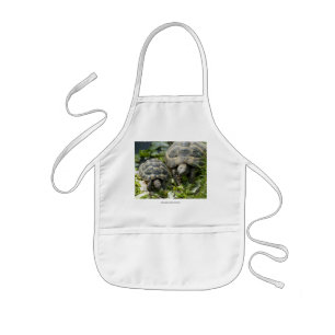 Schattige schildpadden kinder schort