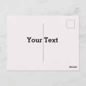 Schattige Schimmelkat Briefkaart (Achterkant)