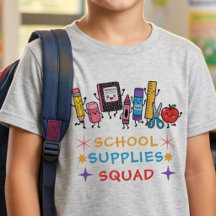 Schattige Schoolbenodigdheden Squad Terug naar Sch
