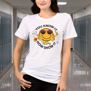 Schattige schooldag van de test  Tri-Blend shirt