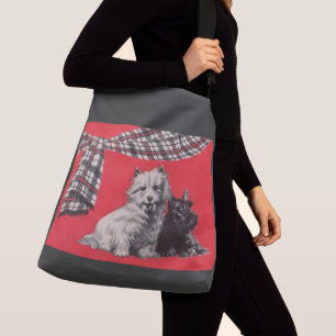 schattige Schotse doodsbange Crossbody Tas