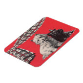 schattige Schotse doodsbanners Magneet (Linkerzijde)