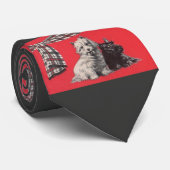 schattige Schotse doodsdruk Stropdas (Opgerold)