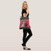 schattige Schotse doodsdruk Tote Bag (Op model)