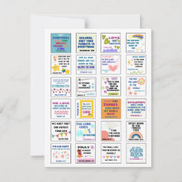 Schattige schriftuur kindergeheugen Bijbelvers 