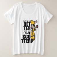 Schattige Scooter Goat Design