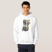 Schattige Scooter Goat Design Hoodie (Voorkant volledig)
