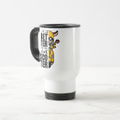 Schattige Scooter Goat Design Reisbeker (Voorkant links)