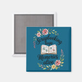 Schattige scrapbooking magneet (Voorkant / Achterkant)
