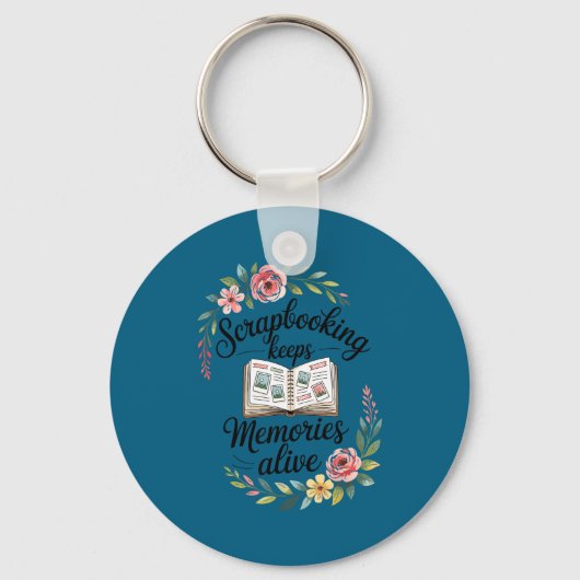 Schattige scrapbooking sleutelhanger (Voorkant)
