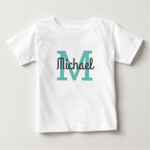 Schattige script Blauwe naam Monogram