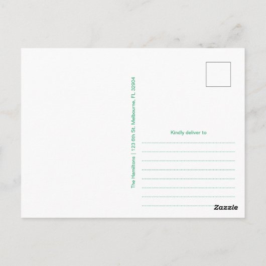 Schattige script Irish Toast St. Patrick's Day Briefkaart (Achterkant)