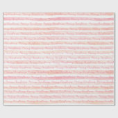 Schattige Script Merry Christmas Holiday Blush Roz Cadeaupapier (Vlak)