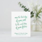 Schattige script Old Irish Blessing St. Patrick's Briefkaart (Staand voorkant)