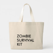 Schattige script oma Dingen Stijlvol Groot Grote Tote Bag (Achterkant)