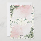 Schattige script uitnodiging bruiloft (Achterkant)