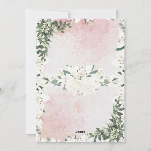 Schattige script uitnodiging bruiloft (Achterkant)