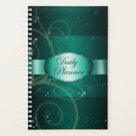 Schattige Seafoam Green Daily Planner