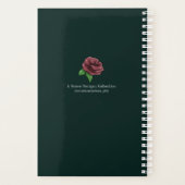 Schattige Seafoam Green Daily Planner (Achterkant)