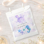 Schattige Seahorse Stafish Octopus Beach Baby show Bedankzakje (Geknipt)