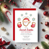 Schattige Secret Santa Kerstfeest Kaart