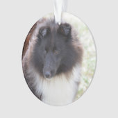 Schattige Sheltie Ornament (voorkant)