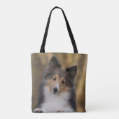 Schattige Sheltie Pup Tote Bag (Achterkant)