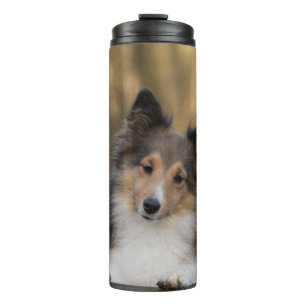 Schattige Sheltie Thermosbeker