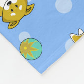 Schattige Shiba Inu- en Temari Balls Fleece Deken (Hoek)