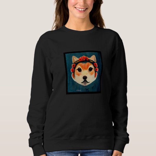 Schattige Shiba Inu-hond Trui (Voorkant)