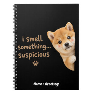 Schattige Shiba Inu Puppy Grappige Geur Citaat Kaw Notitieboek