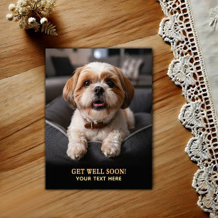 Schattige Shih Tzu Beterschap Ansichtkaart Briefkaart