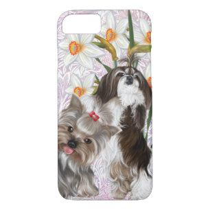 Schattige Shih Tzu en Yorkie iPhone 8/7 Hoesje