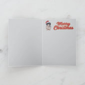 Schattige Shih Tzu-hond Kerstmis Kaart (Binnen)