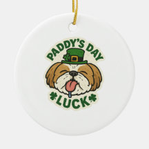 Schattige Shih Tzu Lucky Leprechaun St.Patrick's D