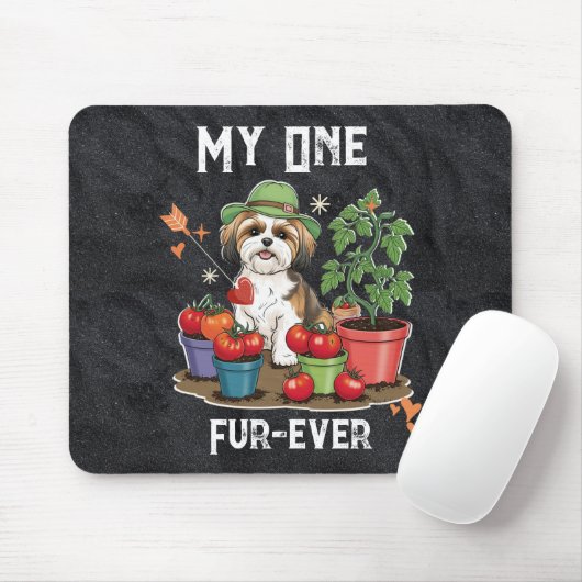 Schattige Shih Tzu Mousepad Muismat (Met muis)