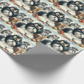 Schattige Shih-Tzu schilderij Cadeaupapier (Hoek)