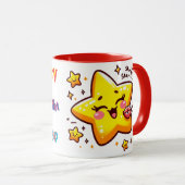 "Schattige Shiny Star" Classic Mok, 11 oz Mok (Voorkant rechts)