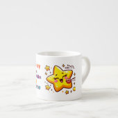 "Schattige Shiny Start" Classic Mok, 11 oz Espresso Kop (Voorkant rechts)