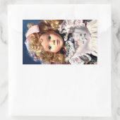 Schattige Shirley Temple Doll Rechthoekige Sticker (Tas)